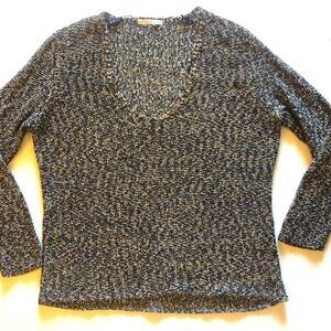 Zara Knit Crochet Sweater 